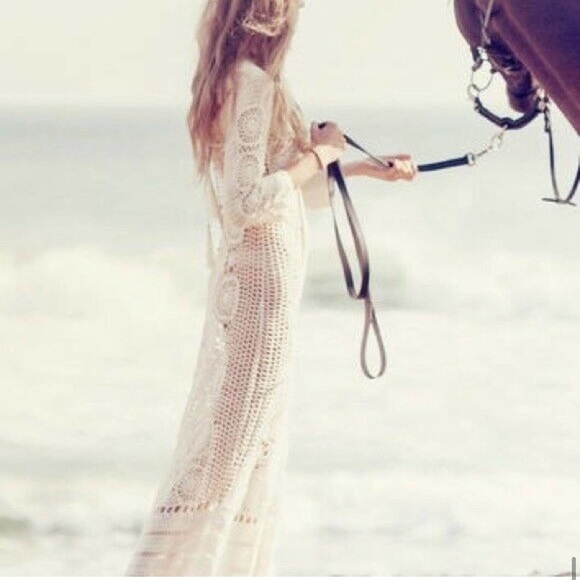 Spell & gypsy margarita maxi dress crochet uft boho bride wedding TRADE ONLY - Picture 2 of 3